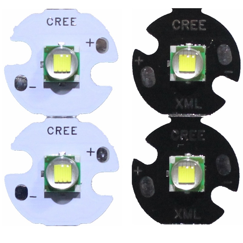 2 PCS CREE XML XM-L T6 LED U2 10 W Koud Wit Warm Wit High Power LED Emitter Diode met 12mm 14mm 16mm 20mm PCB voor DIY