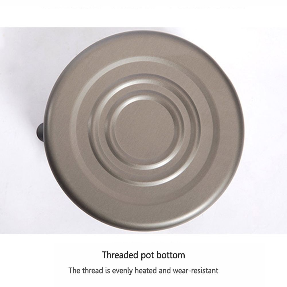 Draagbare Roestvrij Staal Water Ketel Kachel Voor Huishouden Outdoor Camping Reizen Picknick Gas Oven Cover Wandelen Apparatuur