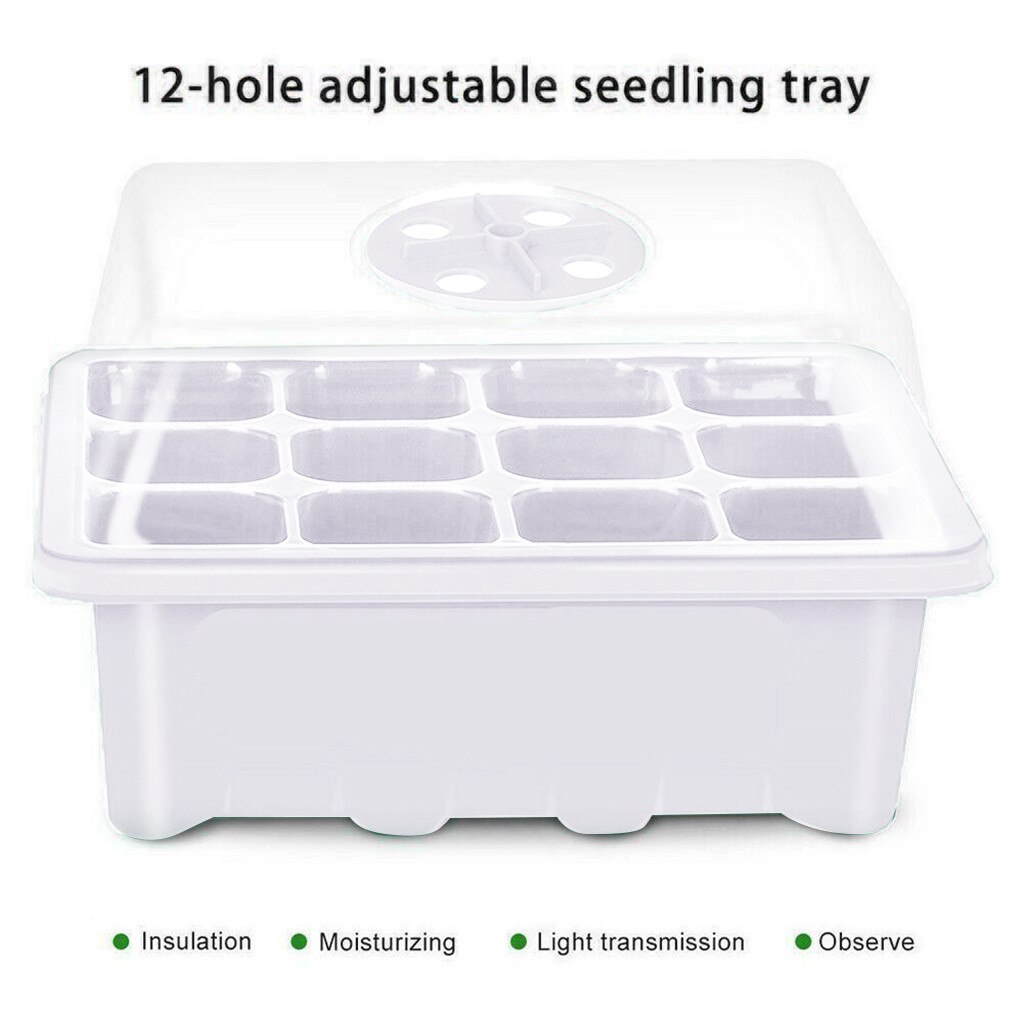 25 #12 Gat Plant Zaad Kwekerij Potten Groeit Doos Kwekerij Zaailing Starter Tuin Yard Lade Tuin Grow Box tuinieren Leveringen