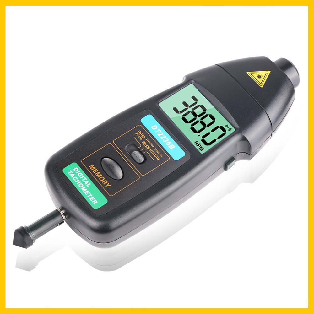 Tacómetro RZ DT2236B, sensor de velocidad de superficie con vailes de flauta para medir la velocidad y la longitud del cable