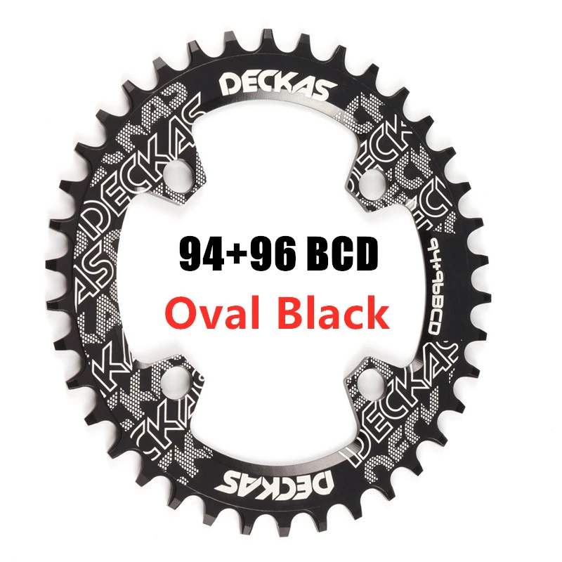 DECKAS 94 + 96 BCD fietskettingwiel Ronde/Ovaal 32T 34T 36T 38T MTB kettingblad Mountain Crown voor M4000 M4050 GXs NX X1 Crank