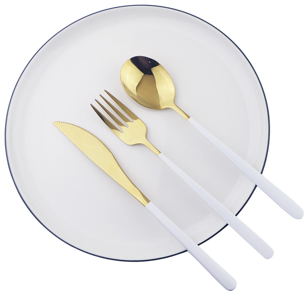 Set 4 Piatti In Acciaio Inox Arcobaleno 23 Cm Impilabili Per Insalata Bistecca Dolci Bambini - 2