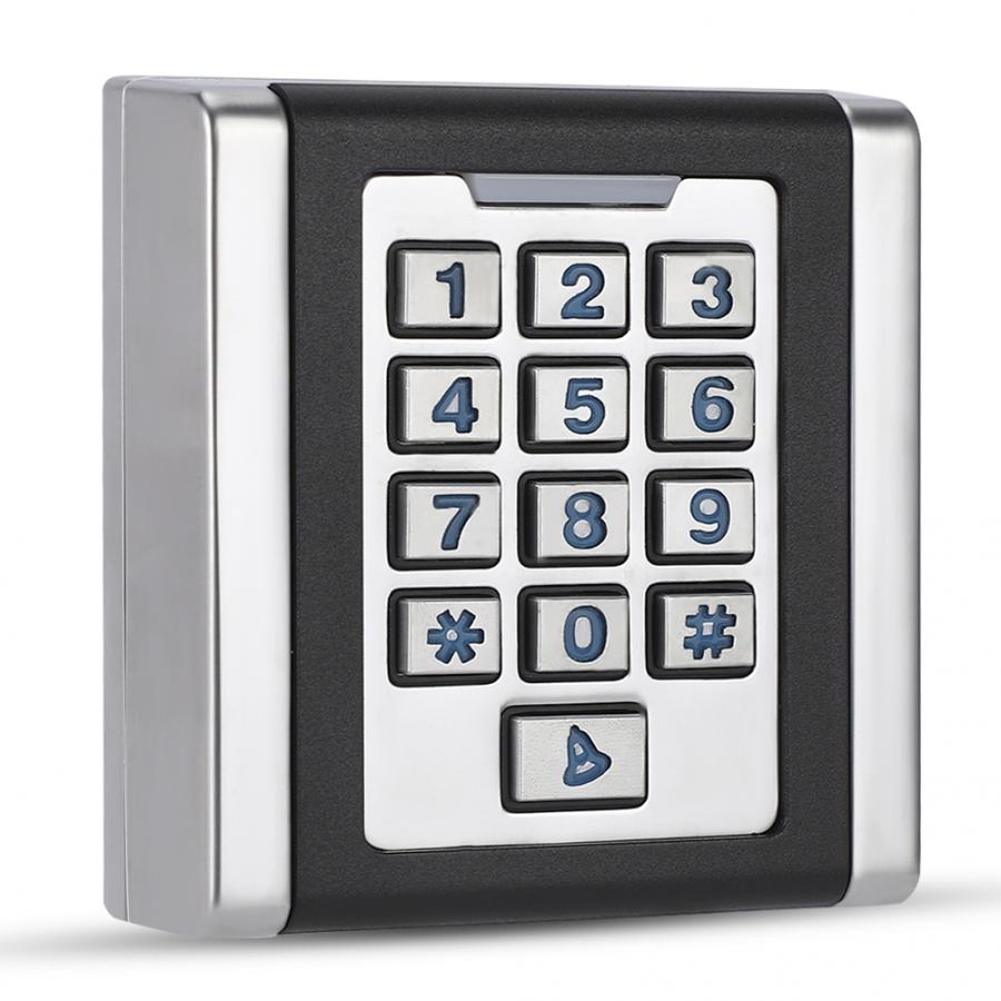 2000 Users DC12V 125KHZ RFID Card Reader IP65 Waterproof Keypad Password Access Controller