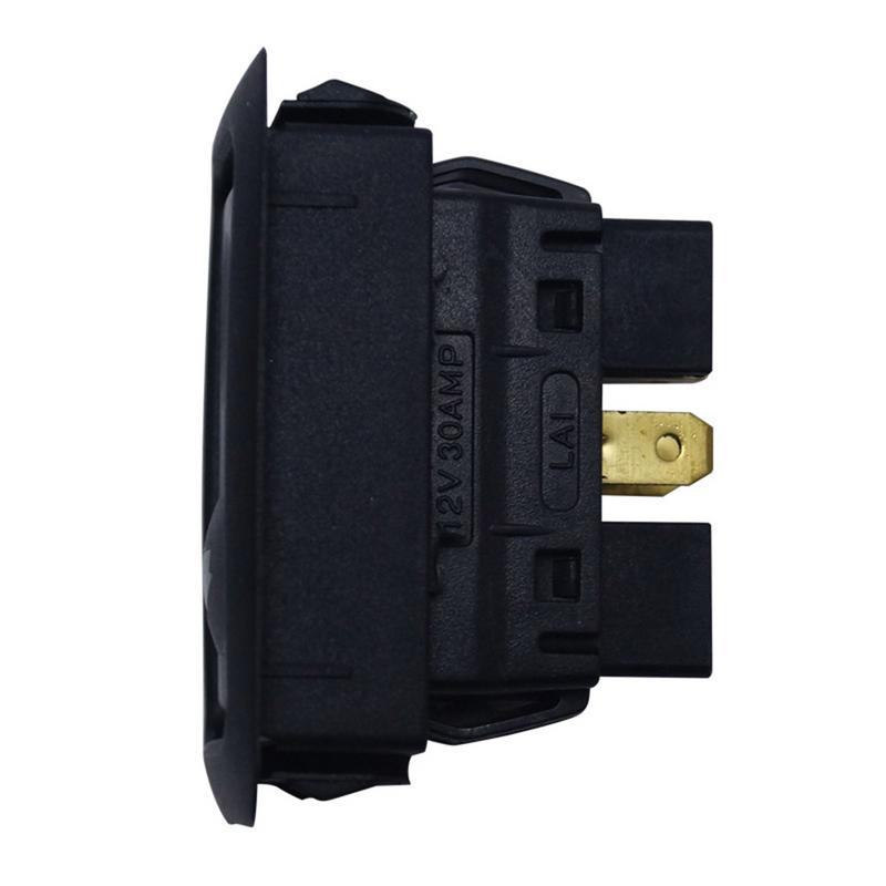 1pc/ pakker universell 6 pin 12-24v bil elektrisk vindusbryter med grønt lys bilbryter auto styling tilbehør