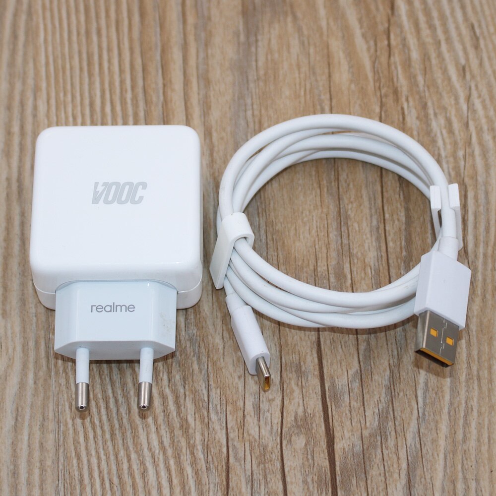 Realme 5V 4A Charger QC3.0 Fast Charging Travel Adapter EU Plug For VOOC 6s V5 V15 V11 Q3s Q2 X50 X7 X2 Pro 1M USB Type C Cable: EU add cable
