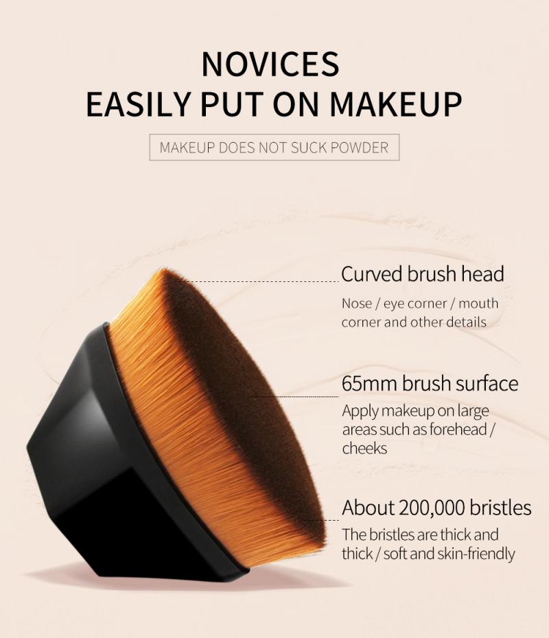 Foundation make-up kwast platte bovenkant eet geen poeder kwasten losse poeder make-up cosmetica tools