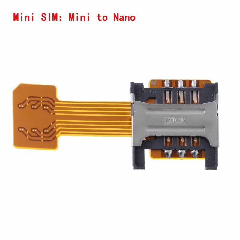 Hybrid Double Dual SIM Card Micro SD Adapter Micro SIM For Xiaomi Redmi Note 4 4X 5 5 Pro 5A Note 6 Pro Pro S2 Y1 Y1 Lite: Mini to nano