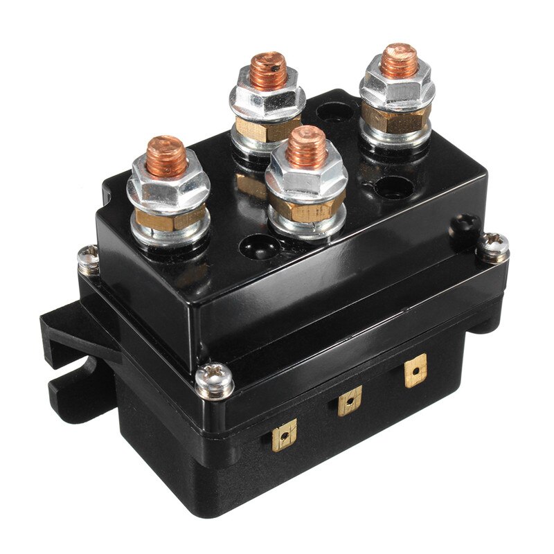 Contacteur électrique de cabestan 12V 500amp HD, solénoïde de contrôle de treuil, double récupération à distance sans fil 4x4