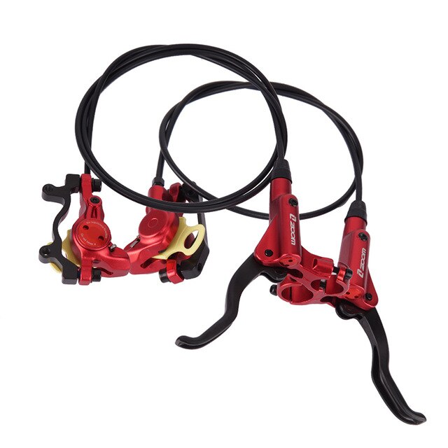 Mountain Road Bike Brake Levers Bicycle Hydraulic Disc Replacement Outdoor Sports Cycling Bicycle Spare Parts: Red 1 Pair