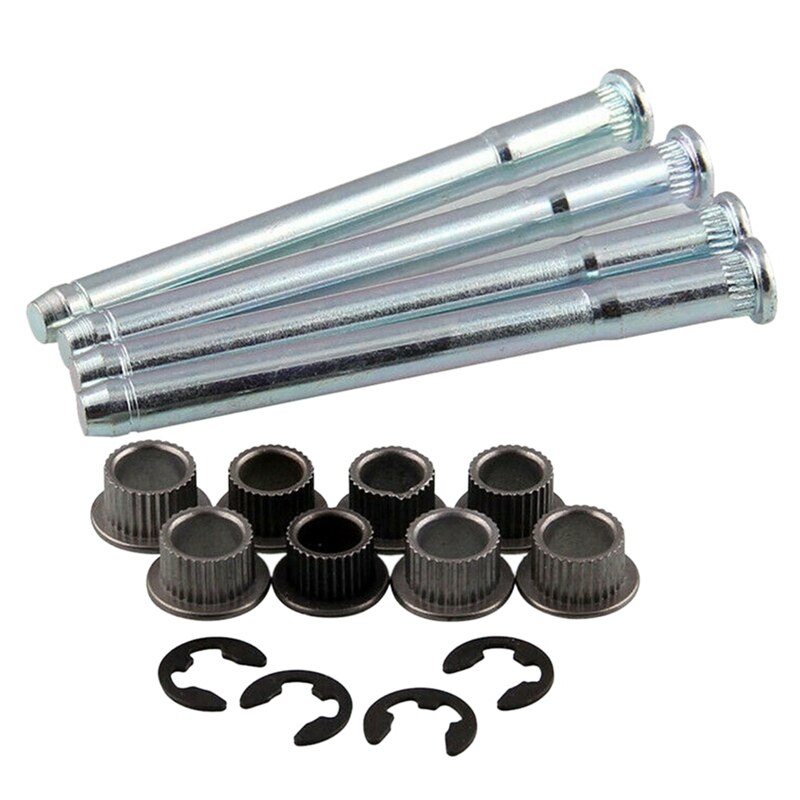 Door Hinge Roller Pin Door Hinge Pin and Bushing Repair Kits (4 Pins 2 Door) for Chevy GMC Fullsize Truck SUV 1988-2002
