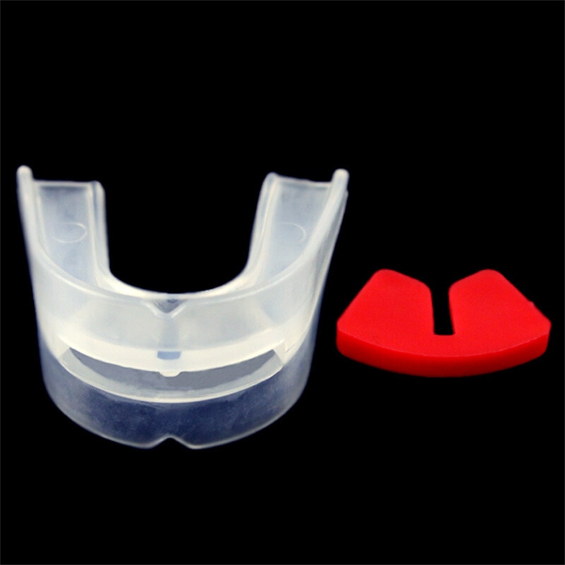 doppelt Mouthguard Schock Sport Boxen Mundstück bewachen Sicherheit Bucal Zähne Schutz Pro Boxen Basketball oben Klasse Schild