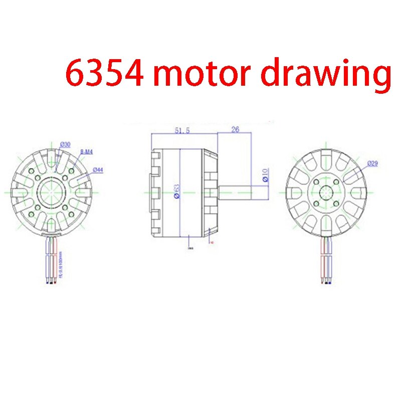 Roller Motor 6354 Bürstenlosen Motor für Roller 180Kv Motor für Elektrische Skateboards