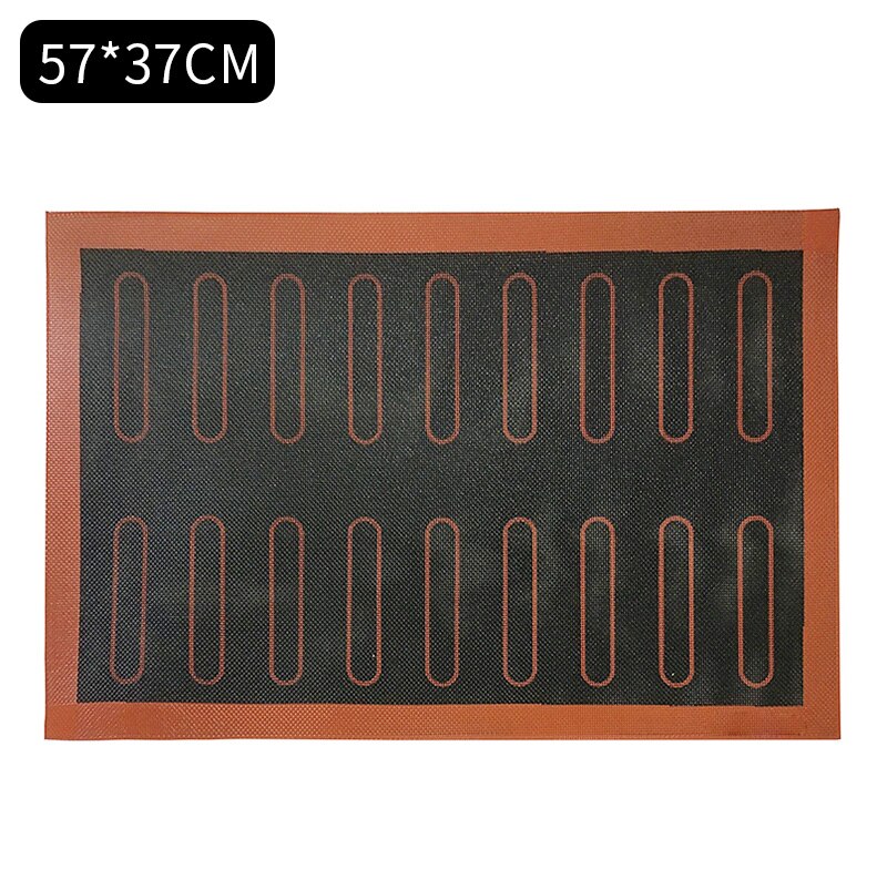 Geperforeerde Siliconen Bakken Mat Non-stick Oven Sheet Liner Bakkerij Gereedschap Gebak Macaron Pad Voor Cookies Keuken Bakvormen Accessoire: B-37x57cm
