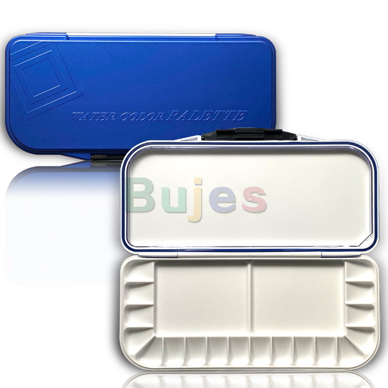 Originele Korea Mijello Aquarel Kleur Palet, Kogelvrij Glas Palet 18 Rooster Coral Kleur, Lege Plastic Box, kunstenaar