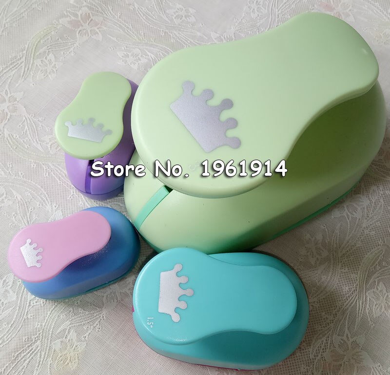 4PCS (3",1.5",1",5/8") Circle craft punch set cortador de papel de scrapbook school paper foam Round hole punches