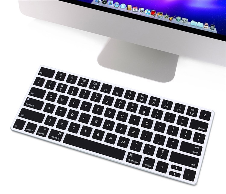 Silikone desktop pc magic keyboard cover skin til apple magic keyboard 2 trådløs genopladelig us version nyeste model)