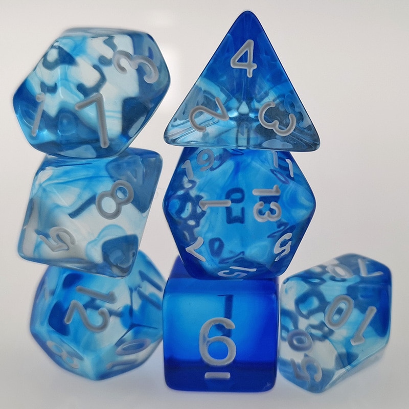 Rollooo Nebel Transluzent Blau polyedrisch Würfel einstellen