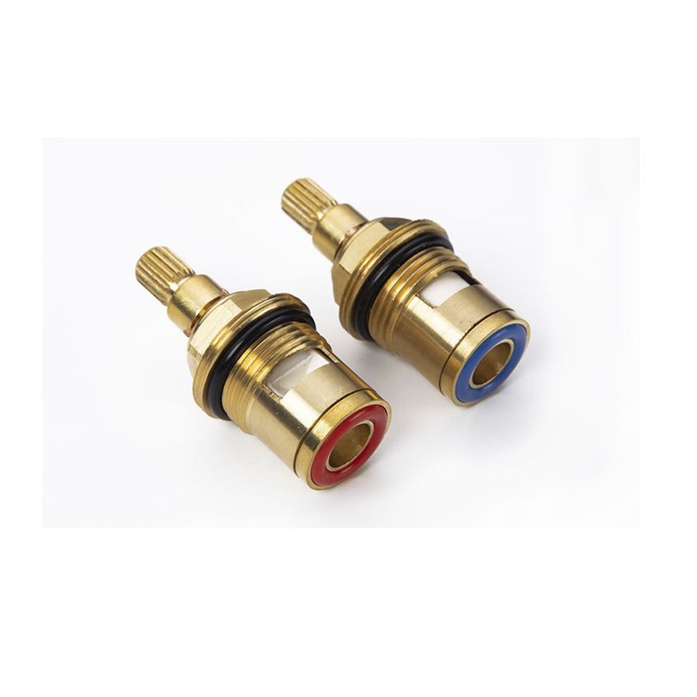 Wasserhahn Ersatz hahn Ventil Wasserhahn Patronen ventile im Uhrzeiger sinn/gegen den Uhrzeiger sinn 1/2 "Keramik scheibe Wasserhahn Reparatur zubehör: Rot