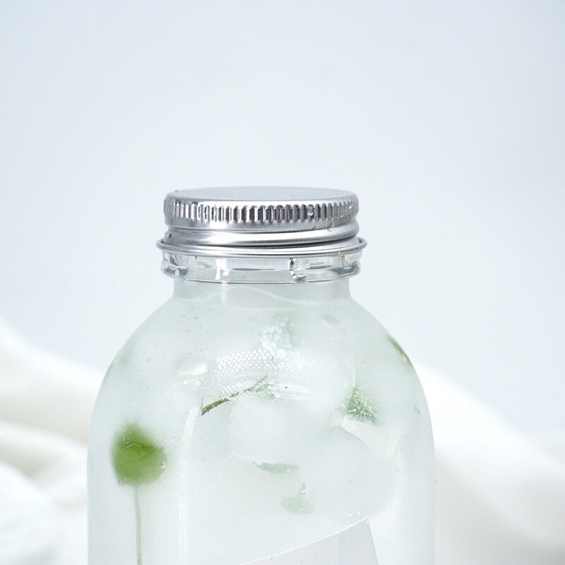 10pcs Net red small round bottle juice milkshake bottle cold drink beverage bottle 450ml milk tea cup shaker tea plastic bottle