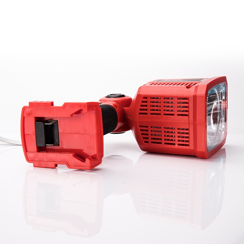 Lampe de travail LED Portable 18w pour Milwaukee M18, avec batterie Li-Ion 18V, éclairage extérieur USB (sans batterie),