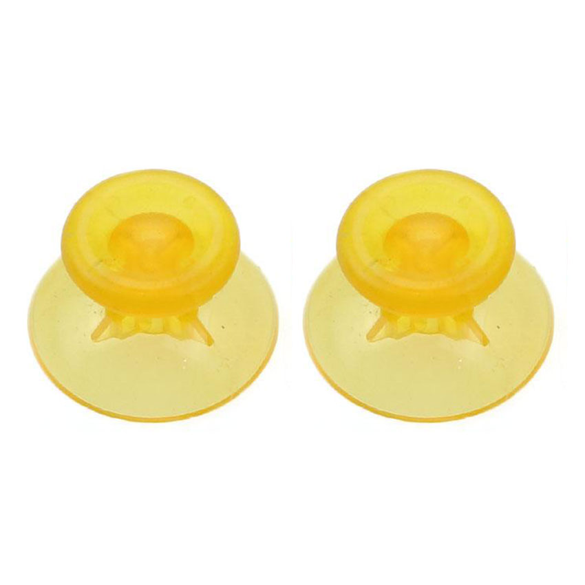 JCD 2 peças 3D analógico polegar vara cogumelo joystick tampa capa para controlador Xbox 360: Dourado