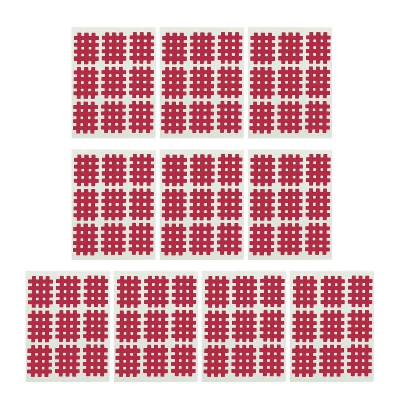 Pack von 10 Blätter Kindmax Healthcare Spi-ral Kreuz Kinesiologie Band Physikalische Therapie Kreuz Muskel Band für Schmerzen Linderung: rot