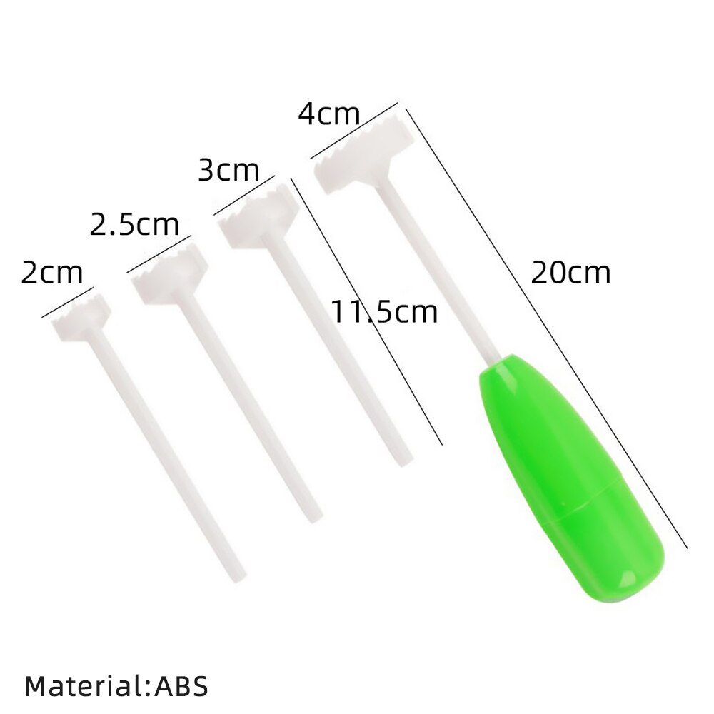 Hamer Stijl Hollow-Out Veggie Boor (1 Set)