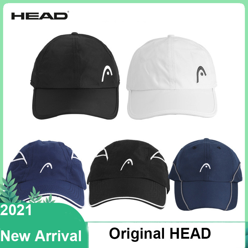 Original Head Tennis Cap With Top Tennis Sports Cap Men Women Sunshade Sun Visor Baseball Hat Breathable Head Tennis Hat Kids