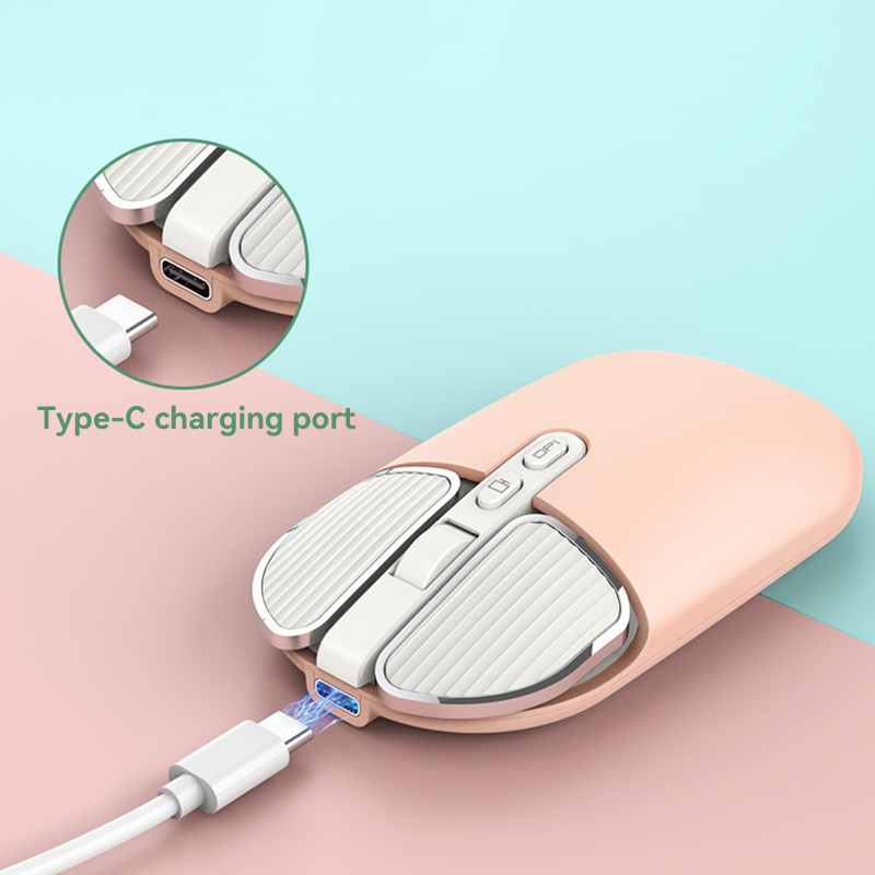 XIAOMI Kabellose, leise Maus, klein, frisch, für Schreibtisch, Laptop, Handys Tablette, universelle, leichte, tragbare Bluetooth-Maus