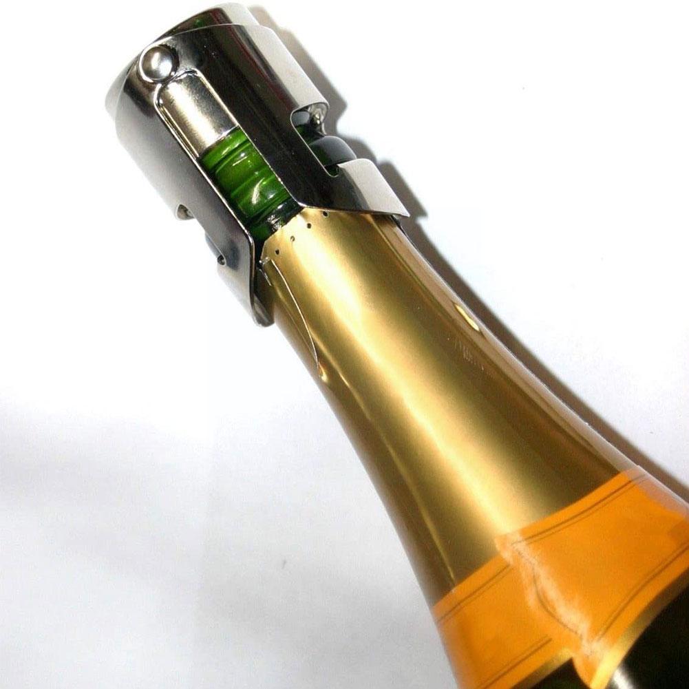 Staal Bier Flesopener Vacuüm Sparkling Champagne Wijnfles Saver Stopper Cap Flesopener Voor Bar Tool H4z2