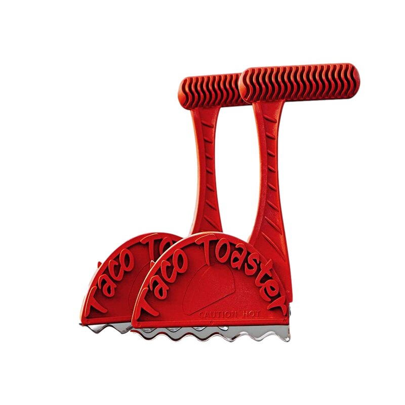 1/2 Pcs Crunchy Taco Shaper Kitchen Healthy Crispy Tortilla Burritos Shell Makers Tool: 2 pcs