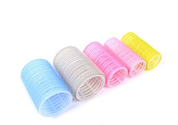 6 x Large Magic Velcro Cling Hair Rollers Curlers Hair Style Salon DIY 4.8cm Diameter