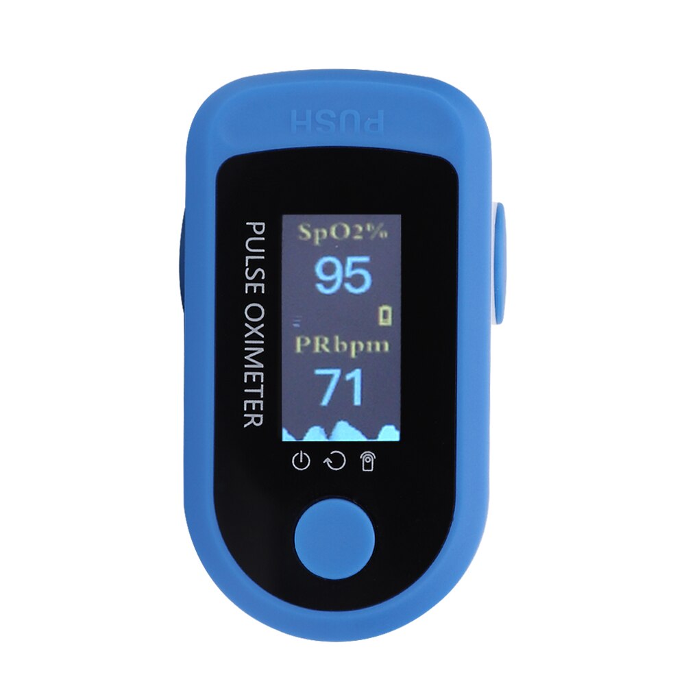 Finger Oximeter Digital Fingertip Pulse Oximeter 0.96 inch Display Blood Oxygen Saturation Meter SpO2 Monitor Protable Household
