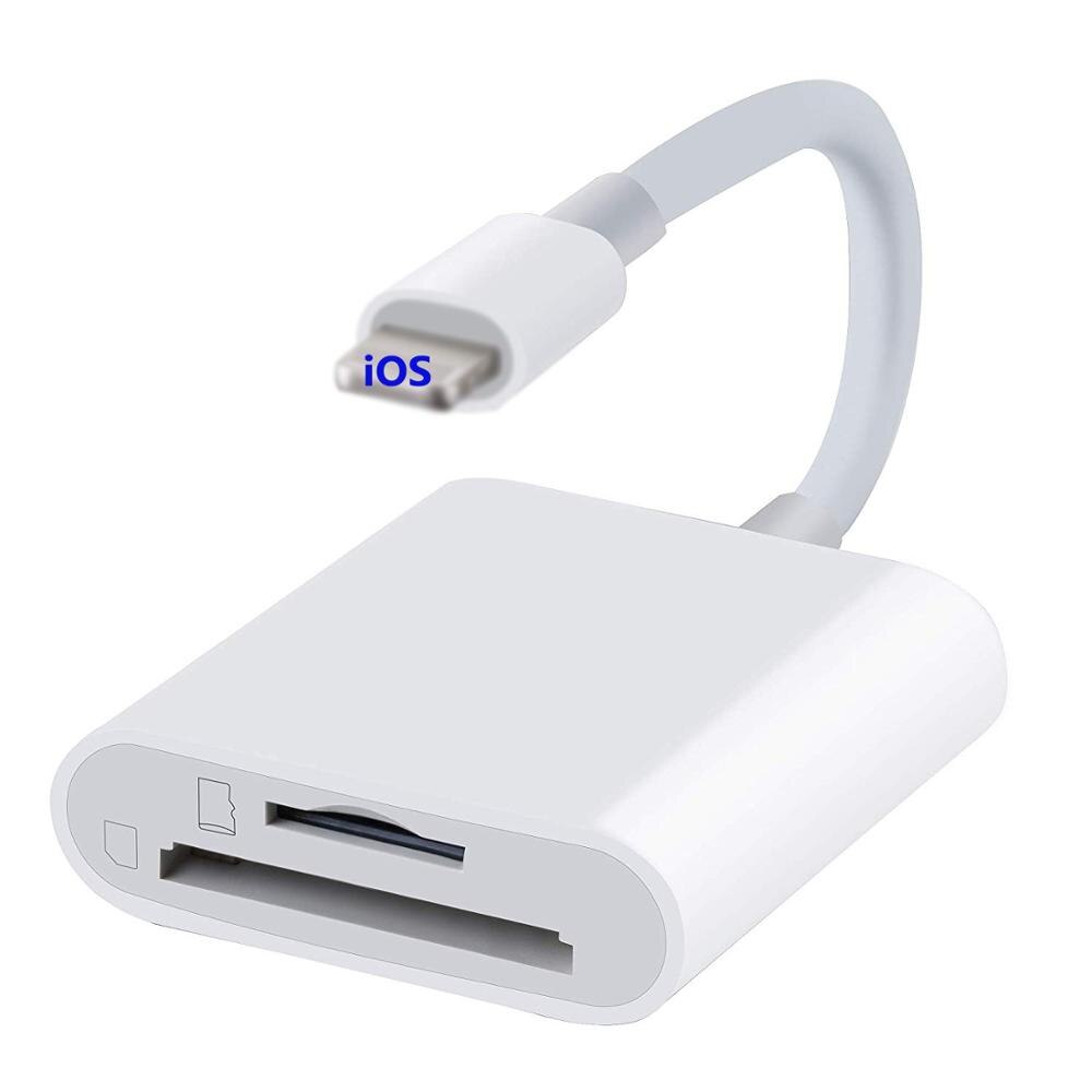Reflex Micro USB lecteur de carte SD TF carte caméra adaptateur pour iPhone iPad OTG Kit de Conversion câble pour téléphone foudre: Default Title