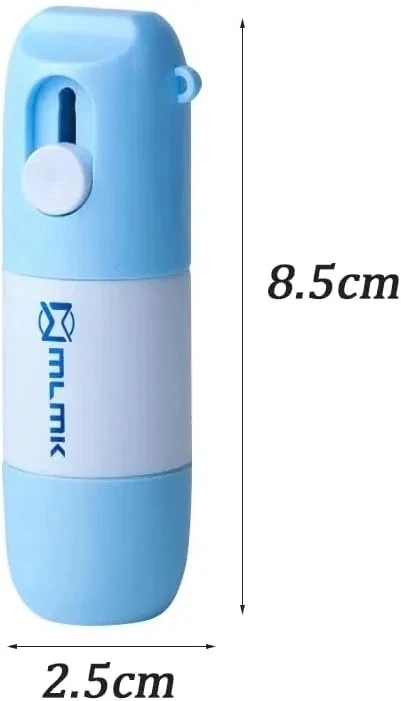 2 In 1 Thermal Paper Correction Fluid Portable Thermal Paper Data Identity Protection Fluid Eraser & Unboxing Knife Office Tools