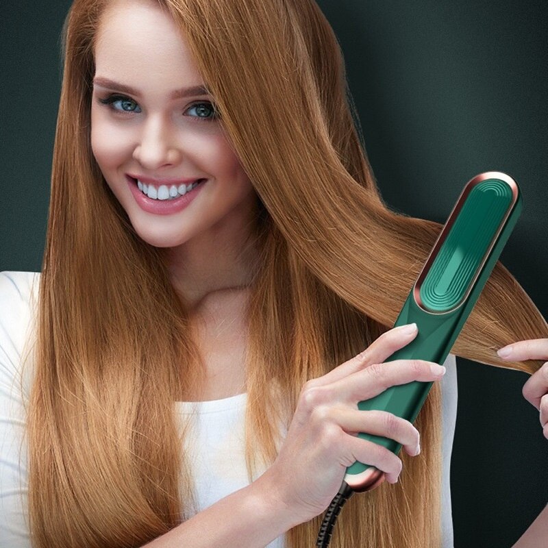 Electric Comb for Hair Straightener and Curler Air Brush Ion Generator Hair Crimping Hair Iron Crimper Hair Dryer Brush