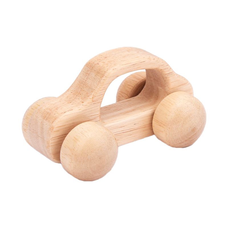 Baby Teething Wooden Car Educational Blocks Teether Infant Grasping Chewing Toys: G