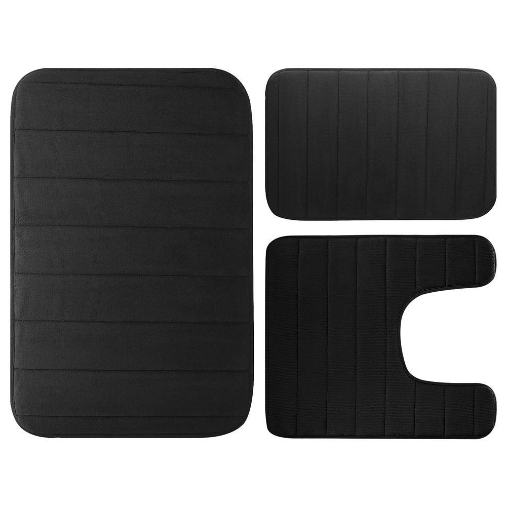 ComfyVelvetSoft | Absorberende Badkamer Tapijt Set