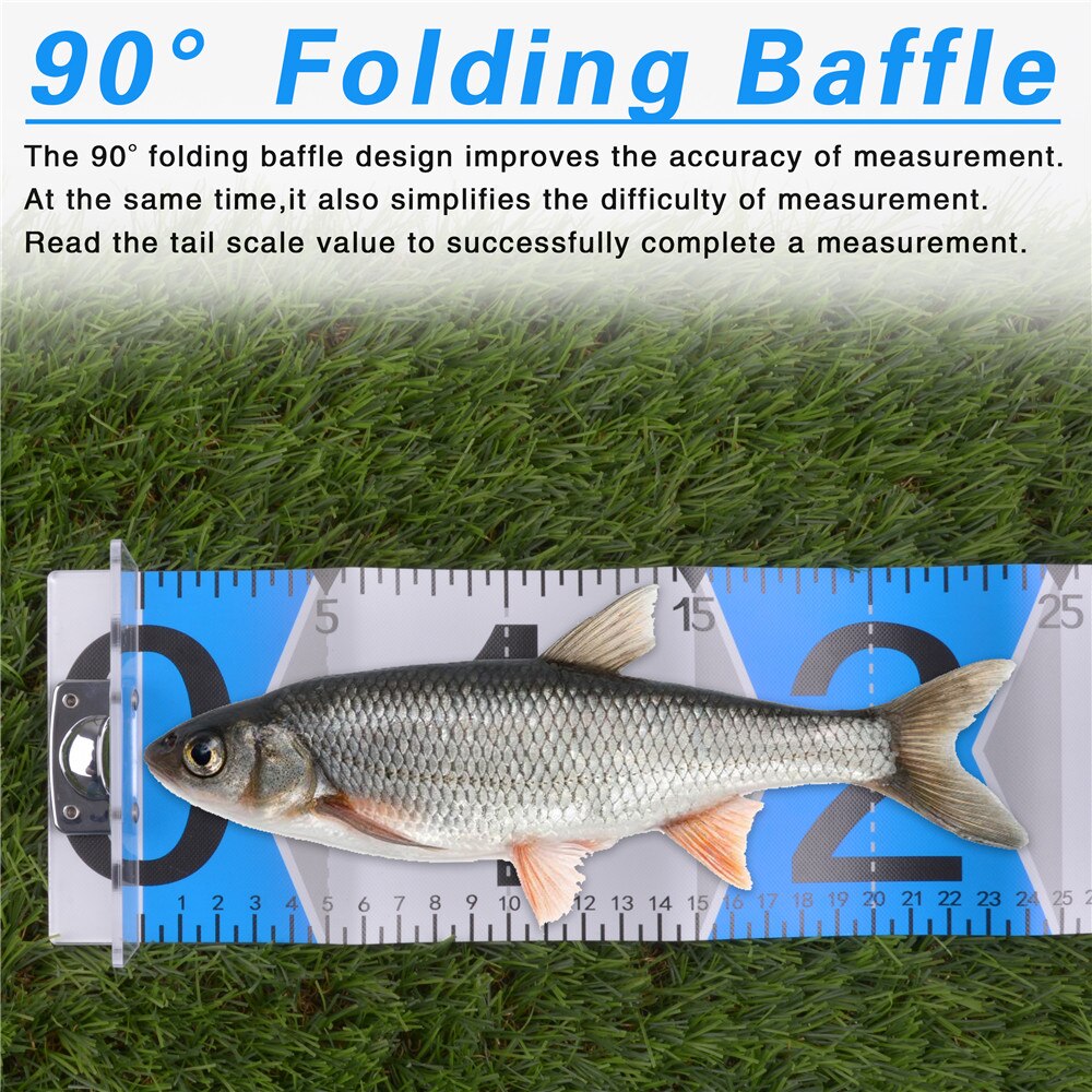 Portable Fishing Ruler Scale Fish Measuring Ruler Acrylic 120CM Ultra Long Measurement Tape Carp Fishing Tackle