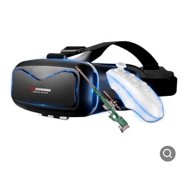 VR lunettes Mobile 3D cinéma réalité virtuelle casque bleu lentille anti-dérapant objet réglage de la distance: K3 D1 Props