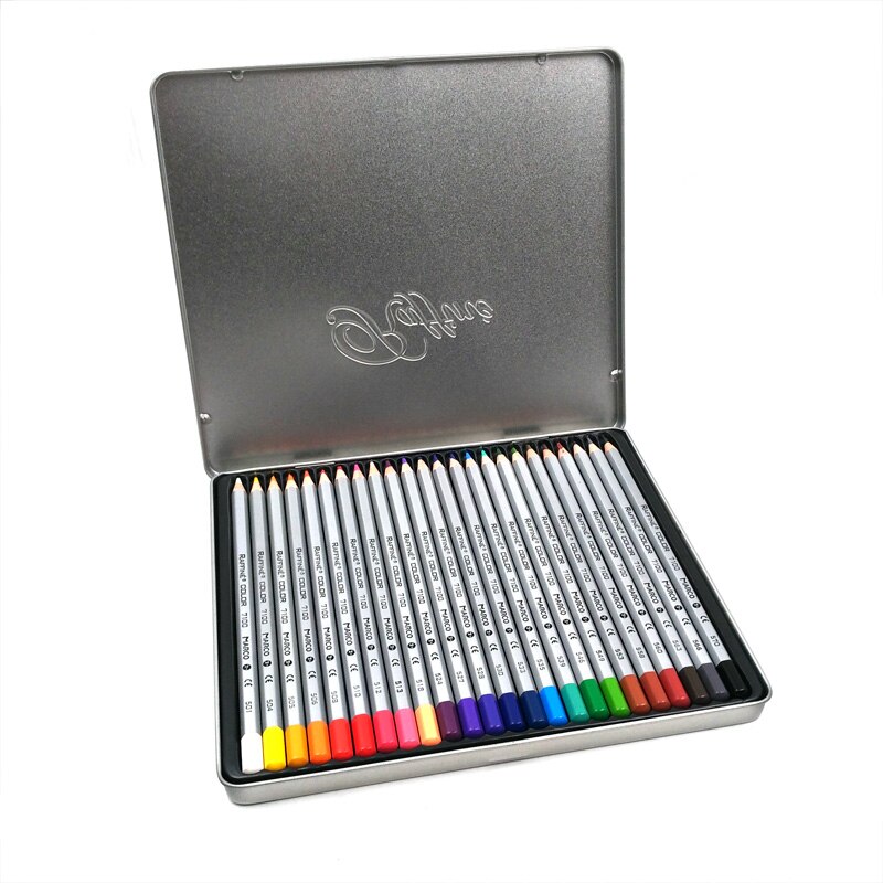 Marco Raffine Colored Pencils 72 Colors Drawing Sketches lapis de cor profissional Secret Garden Coloring Pencil School Supplies: 24 Colours TN