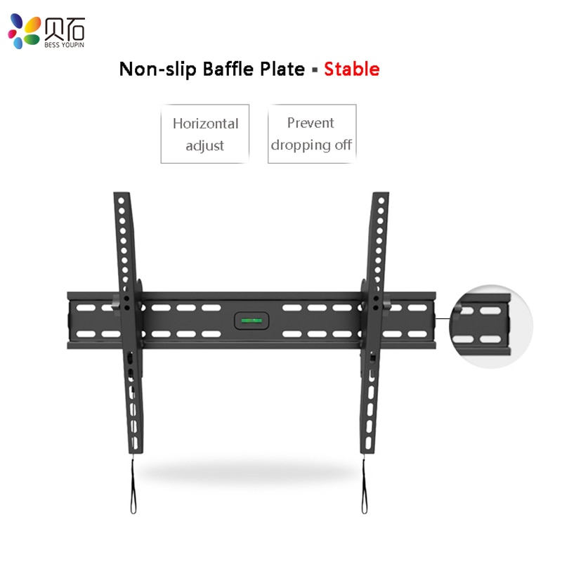 tilt tv veggbrakett feste lcd Observere stativ holder til 32-65 '' flatskjerm-tver med vesa  til 400*600mm lastekapasitet 88 lbs