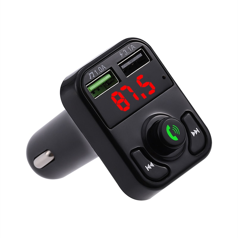 FM Transmitter Car Bluetooth 5.0 FM Radio Modulator Car Kit USB Car Charger Handsfree Wireless Aux Audio FM MP3 Player