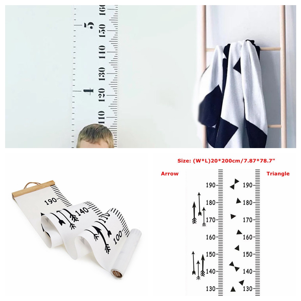 Höjd mått linjal nordic ins oxford tyg vattentätt tjockt tyg tillväxtdiagram barnrum dekoration skytte rekvisita zxy 1137