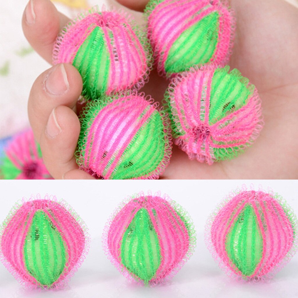 Boule magique d'épilation, 6 pièces/paquet, boule de lavage, nettoyant pour Machine à laver, vêtements, soins personnels, boule de nettoyage, attrape fourrure pour animaux de compagnie