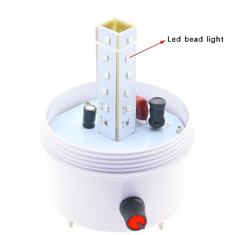 Led-90j knob audible and visual alarm sound adjustable 0 to 100 dB LED Indicator light small Flashing Light Warning light