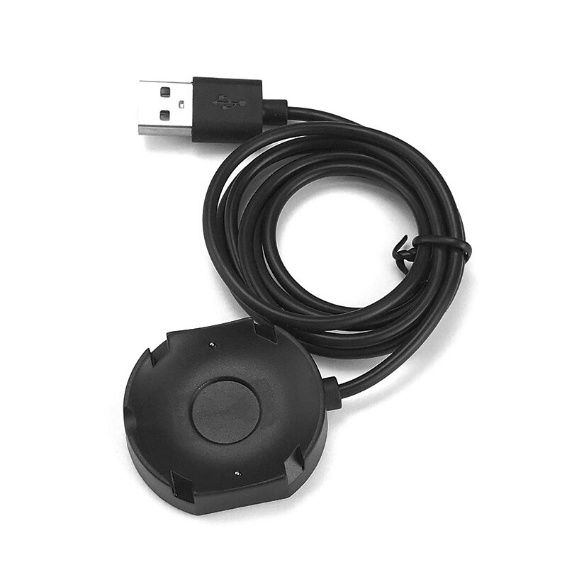 1M USB Charging Cable For Nokia Steel Hr Smart Watch Charger With Non-slip Silicone Base 1pc smart Accessories (without Watch)