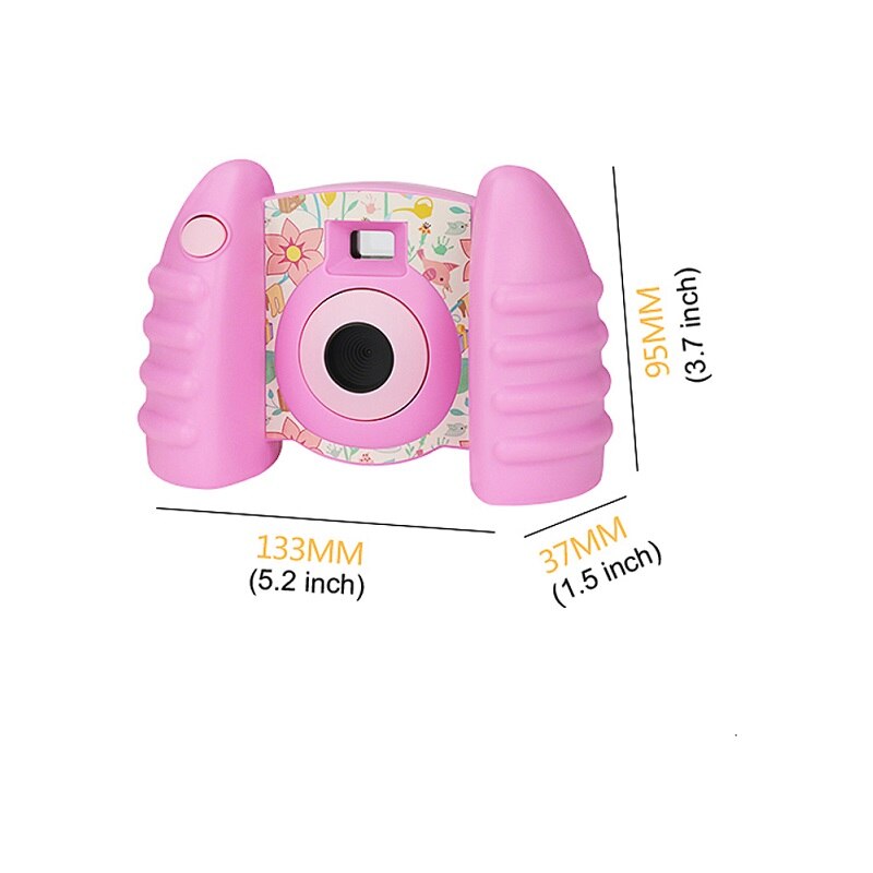 Mini Digital Video Camera Comfortable Feel Anti-fall And Durable Kids Toys Children Photography For Kid Christmas Birthday: Pink