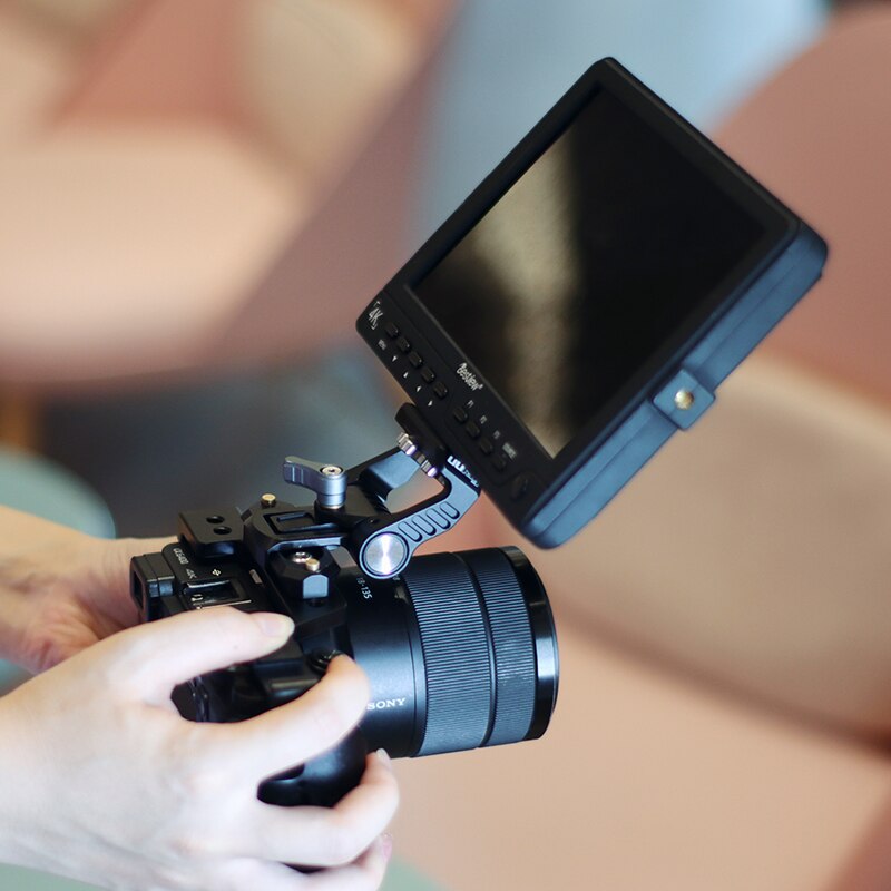 UURig R058 NATO Monitor Mount Bracket Adjustable DSLR Monitor Adapter Mount Universal 1/4 Screw