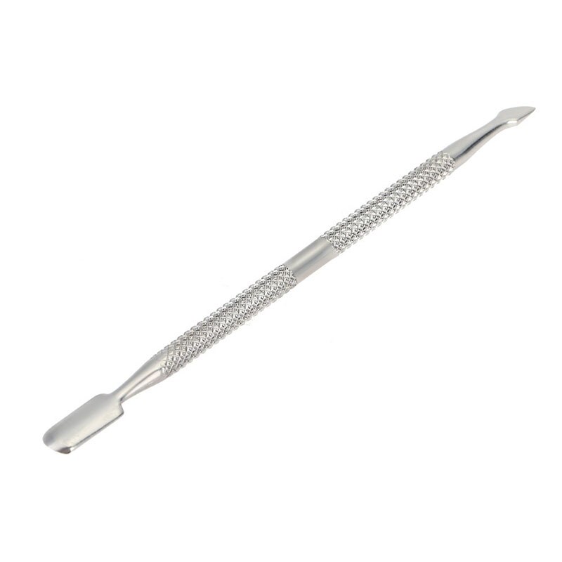 UV Gel Nail Polish Remover Stainless Steel Dead Skin Cuticle Pusher Cleaner Nail Polish Remover Nail Art Manicure Tools: Silver - Type B